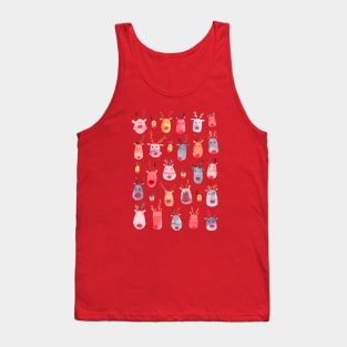 Christmas Reindeers Tank Top